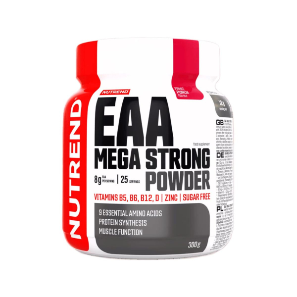 Суміші амінокислот Nutrend EAA Mega Strong Powder (фруктовий пунш) 300 г