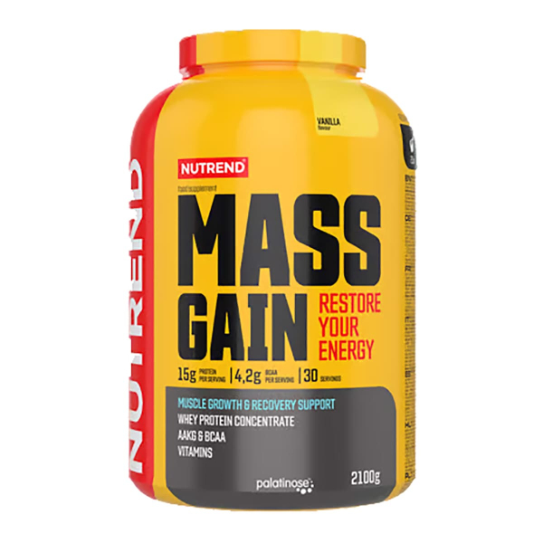 Гейнер Nutrend Mass Gain (ваніль) 2100 г 