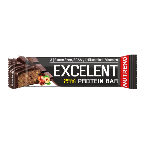 Протеїновий батончик Nutrend Excelent Protein bar (шоколад + горіх) 85 г