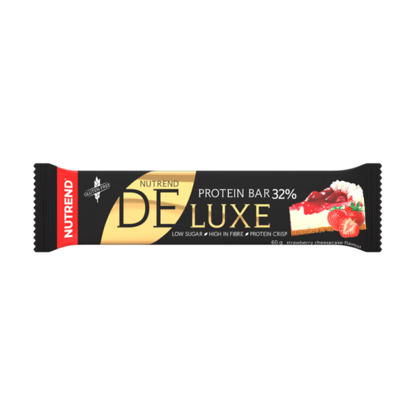 Протеїновий батончик Nutrend DeLuxe (полуничний чізкейк) 60 г