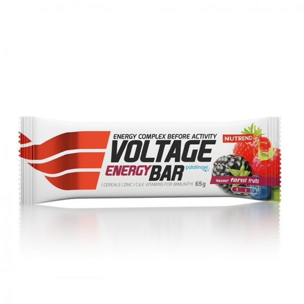 Вуглеводний батончик Nutrend Voltage Energy bar (лісова ягода) 65 г