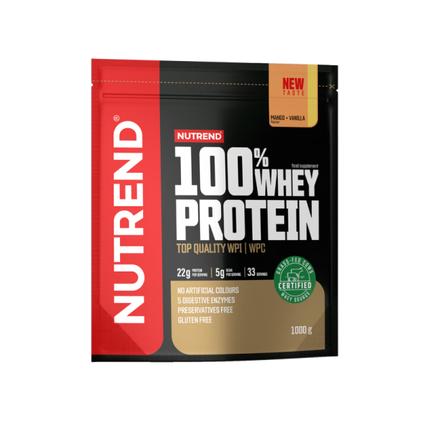 Протеїн Nutrend 100% Whey Protein (манго + ваніль) 1000 г  