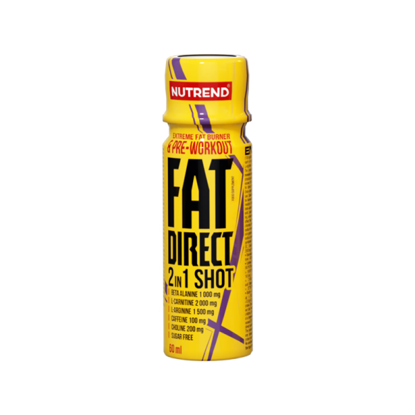 Жироспалювач і предтреник Nutrend Fat Direct Shot, 60 мл
