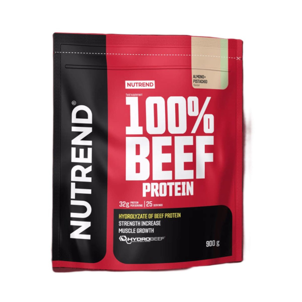 Протеїн Nutrend 100% Beef Protein (мигдаль+фісташка) 900 г