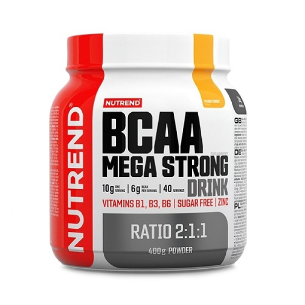 Амінокислоти BCAA Nutrend MEGA STRONG DRINK, 400 г