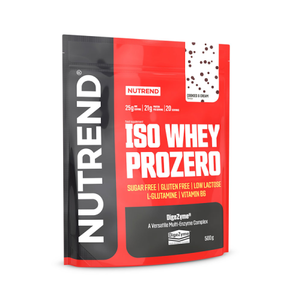 Протеїн Nutrend Iso Whey Prozero (печиво з кремом) 500 г
