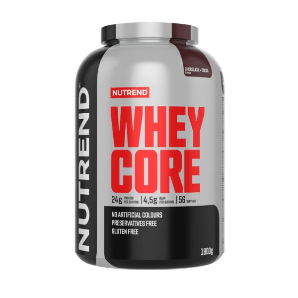 Протеїн Nutrend Whey Core (шоколад + какао) 1800 г