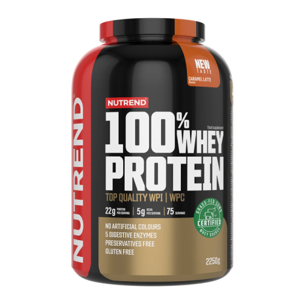 Протеїн Nutrend 100% Whey Protein (карамель латте) 2250 г 