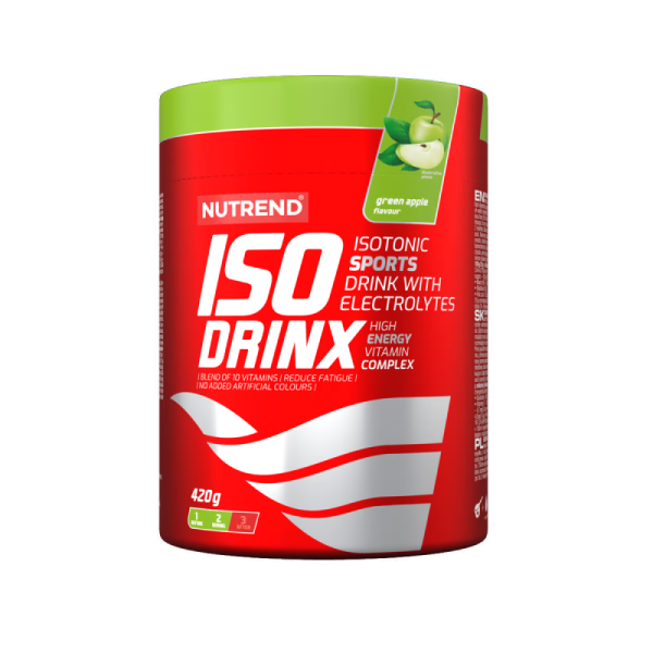 Ізотонік у порошку Nutrend Isodrinx (зелене яблуко) 420 г
