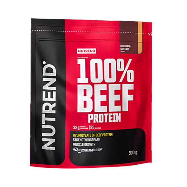 Протеїн Nutrend 100% Beef Protein (шоколад + лісовий горіх) 900 г
