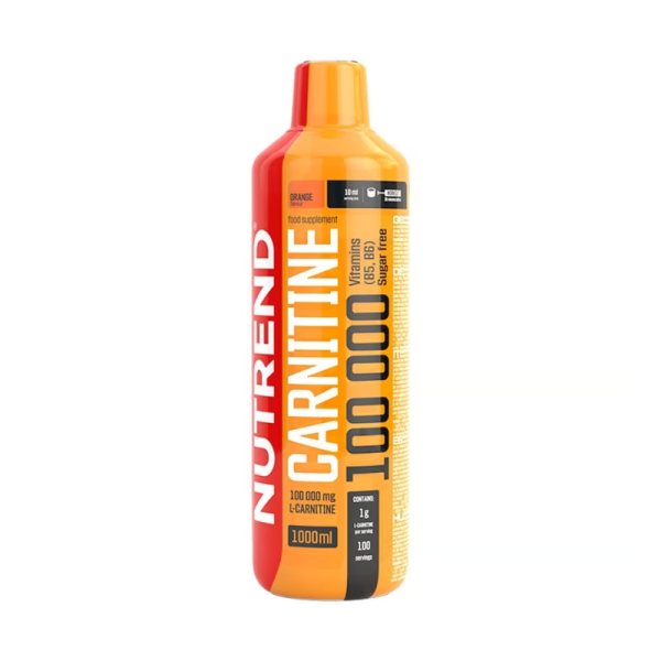 Жироспалювач Nutrend Carnitine 100000 (апельсин) 1000 мл
