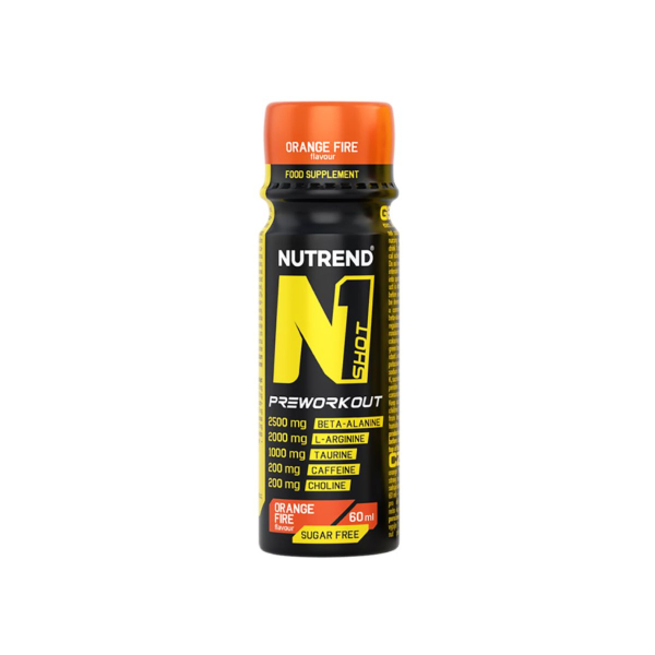 Передтренувальний комплекс Nutrend N1 Shot (aпельсин) 60 мл