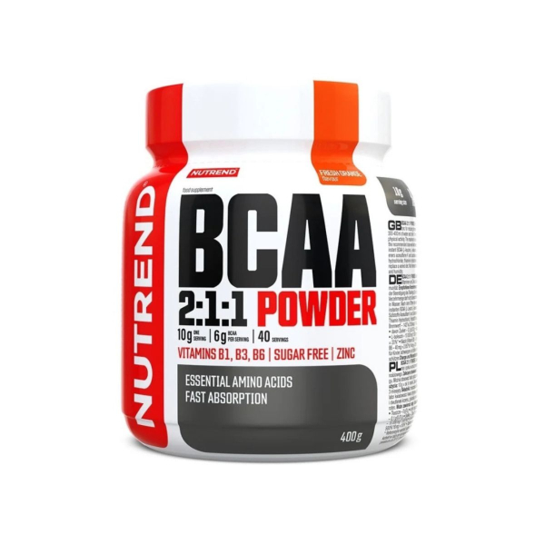 Амінокислоти Nutrend BCAA 2:1:1 Powder (свіжий апельсин) 400 г