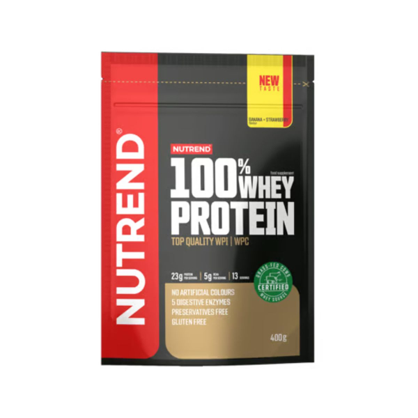 Протеїн Nutrend 100% Whey Protein (банан + полуниця) 400 г  