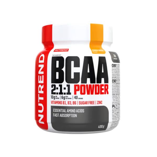 Амінокислоти Nutrend BCAA 2:1:1 Powder (манговий сорбет) 400 г