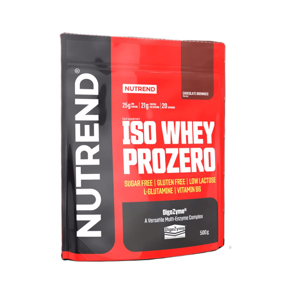 Протеїн Nutrend Iso Whey Prozero (шоколадні брауні) 500 г  