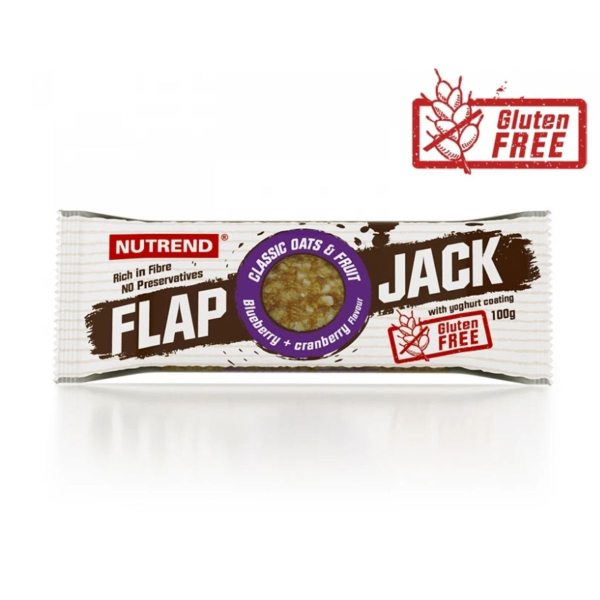Вуглеводний батончик Nutrend Flapjack (чорниця + журавлина) 100 г
