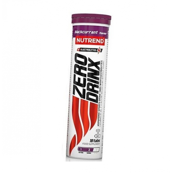 Ізотонік у таблетках Nutrend Zero Drinx Tabs (чорна cмородина) 18 таблеток