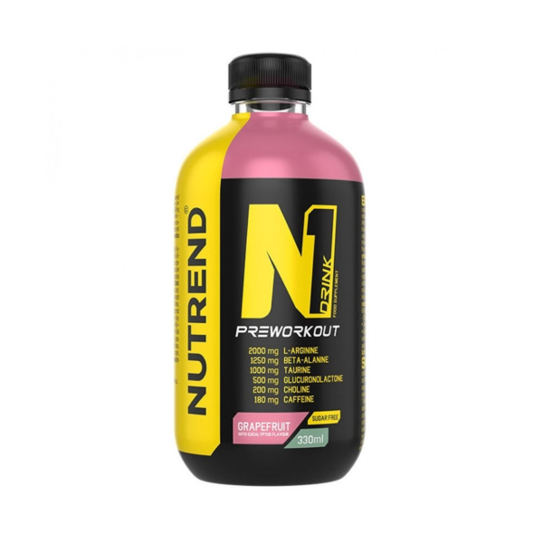 Енергетик Nutrend N1 Drink (грейпфрут + евкаліпт) 330 мл