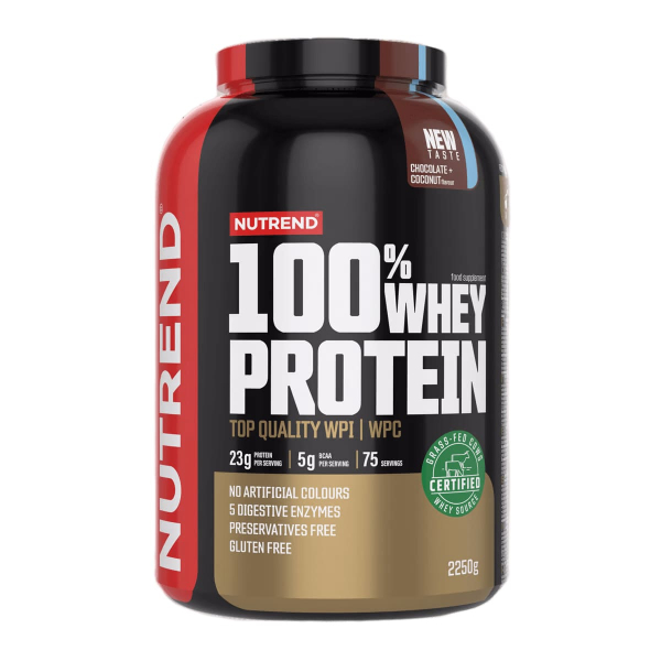 Протеїн Nutrend 100% Whey Protein (шоколад + кокос) 2250 г