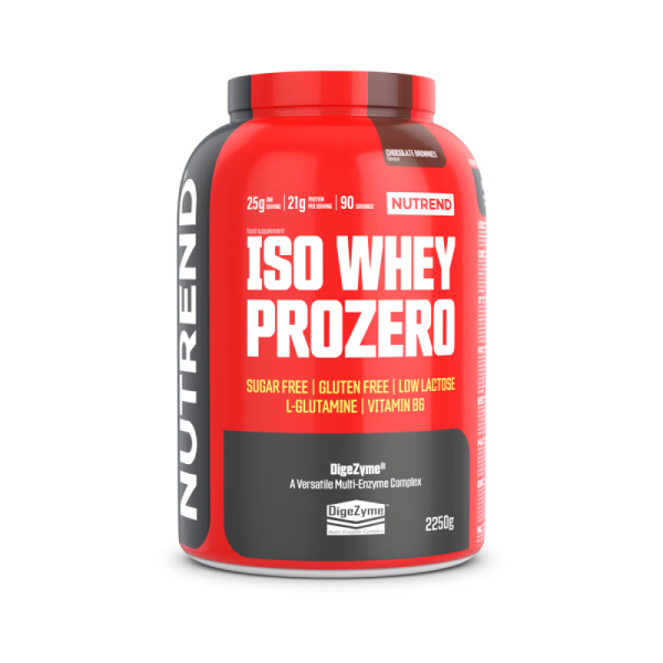 Протеїн Nutrend Iso Whey Prozero (шоколадні брауні) 2250 г  