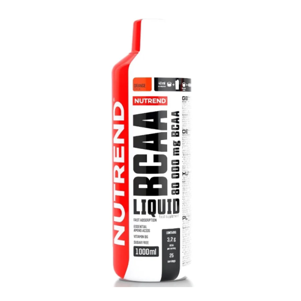 Амінокислота Nutrend BCAA Liquid (апельсин) 1000 мл