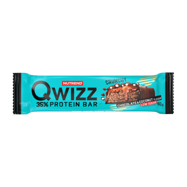 Протеїновий батончик Nutrend Qwizz Protein Bar (шоколад + кокос) 60 г
