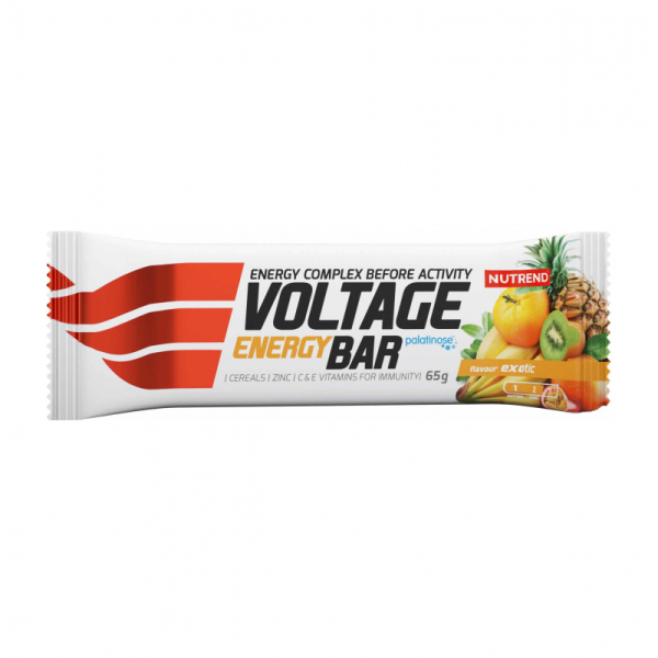 Вуглеводний батончик Nutrend Voltage Energy bar (екзотичні фрукти) 65 г 