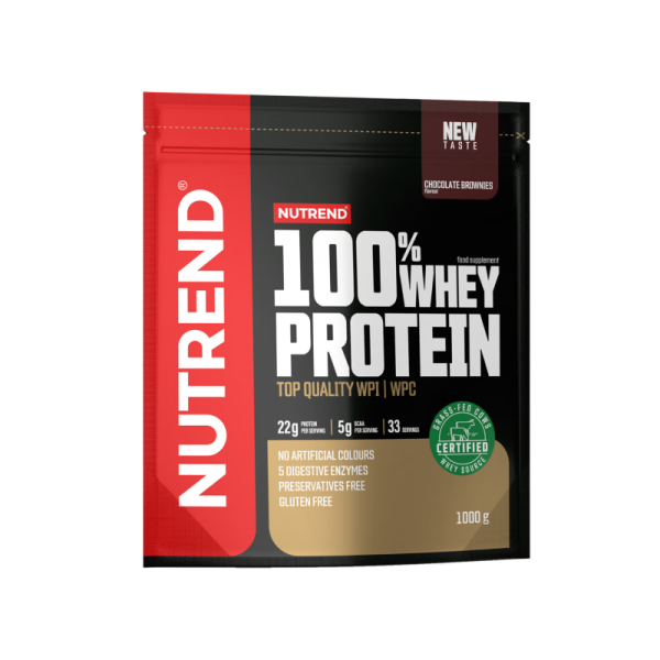 Протеїн Nutrend 100% Whey Protein  (шоколадні брауні) 1000 г
