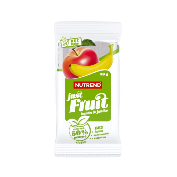Енергетичні батончики Nutrend Just Fruit (банан + яблуко) 30 г