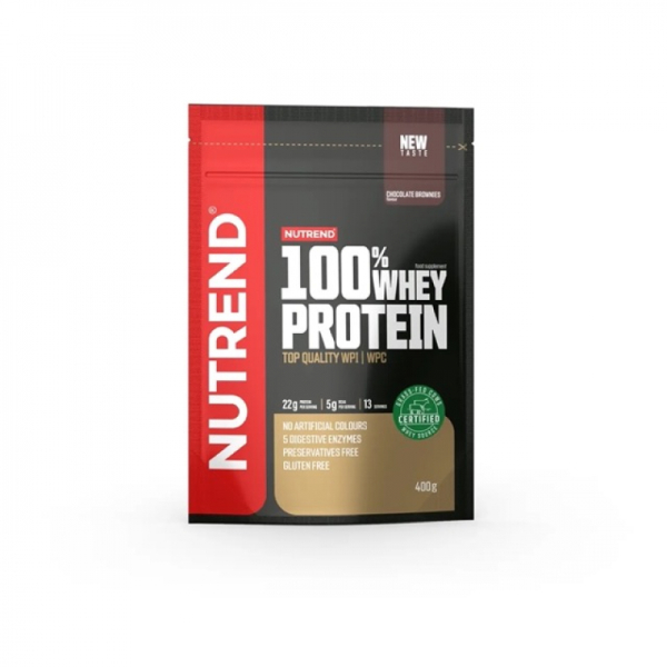 Протеїн Nutrend 100% Whey Protein (шоколадні брауні) 400 г