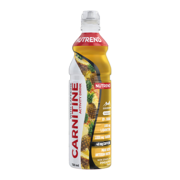 Жироспалювач Nutrend Carnitine Drink + Caffeine (ананас) 750 мл