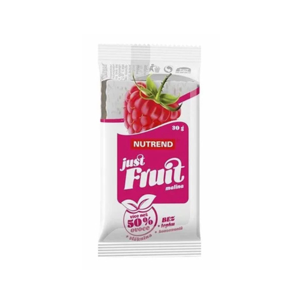 Енергетичні батончики Nutrend Just Fruit (малина) 30 г