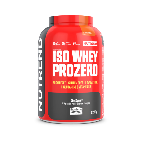 Протеїн Nutrend Iso Whey Prozero (солона карамель) 2250 г 