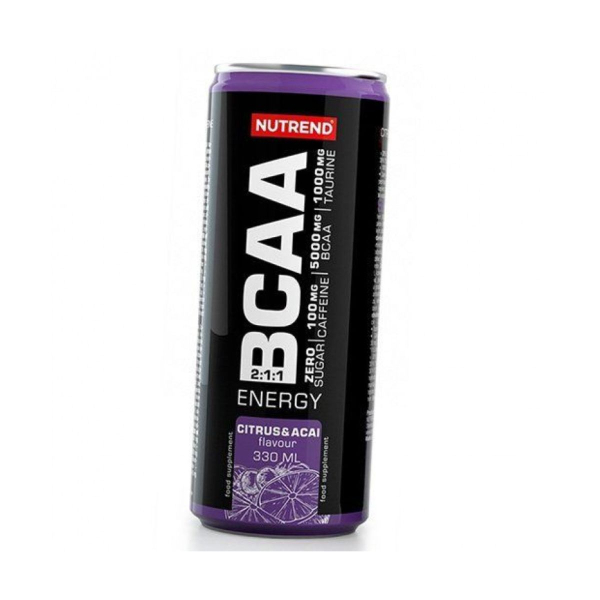 Енергетичний напій Nutrend BCAA Energy (цитрус + асаї) 330 мл