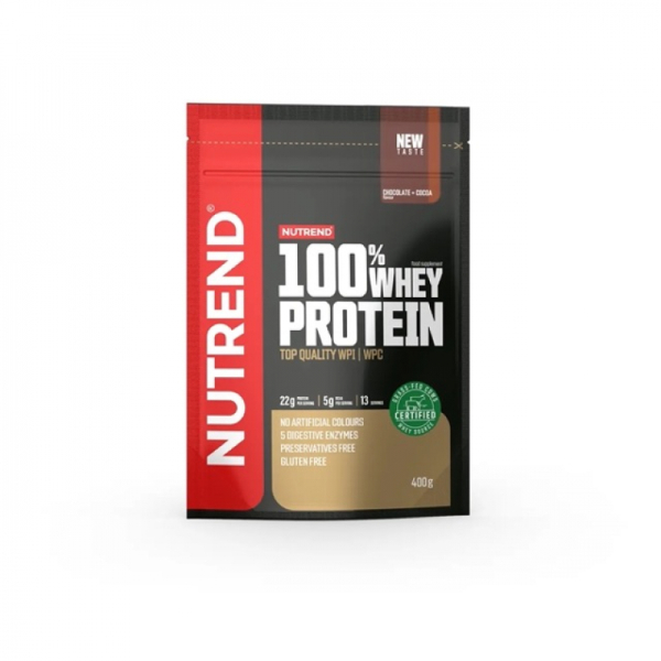 Протеїн Nutrend 100% Whey Protein (шоколад + какао) 400 г