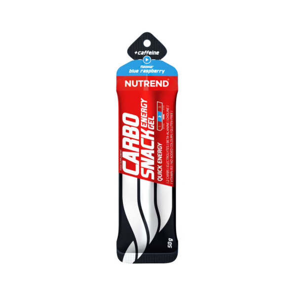 Гель енергетичний саше Nutrend Carbosnack + Caffeine (блакитна малина) 50 г